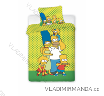 POVLEČENÍ SIMPSONOVI DĚTSKÉ CHLAPECKÉ A DÍVČÍ (140*200) JF SIMPSONSYELLOW