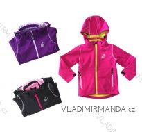 BUNDA SOFTSHELL DĚTSKÁ DÍVČÍ FLAUŠOVÁ PODŠÍVKA (98-128) KUGO S5508