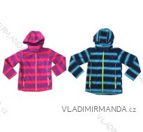 Bunda softshell kojenecká a dětská dívčí a chlapecká flaušová podšívka (86-128) KUGO Y2220/A