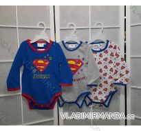 Body dlouhý rukáv superman kojenecké chlapecké (3-24 měsíců) TV MANIA 161164