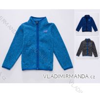 MIKINA OUTDOOR PODZIMNÍ KOJENECKÁ DĚTSKÁ CHLAPECKÁ (92-122) WOLF B2722