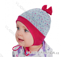 Čepice jarní podzimní slabá kojenecká dívčí (44-46) YO! CDA-096