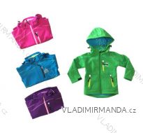 BUNDA SOFTSHELL KOJENECKÁ A DĚTSKÁ DÍVČÍ A CHLAPECKÁ FLAUŠOVÁ PODŠÍVKA (86-110) KUGO S5502