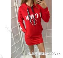 Mikina dlouhá alá šaty dámská (uni s-xl) CCL186105