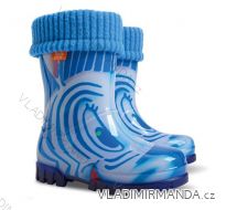 HOLINKY GUMOVKY ZATEPLENÉ DĚTSKÉ (28-35) DEMAR TWISTER LUX PRINT HH/1