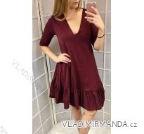 Šaty dlouhý rukáv dámský (UNI S-XL) ITALSKÁ MÓDA IM518270