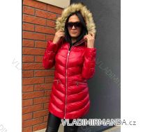 Kabát zimní s kožíškem dámský prošívaný (s-m-l) MFASHION MF18118
