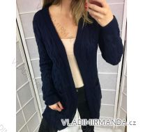 CARDIGAN PLETENÝ DÁMSKÝ SLABÝ (UNI S-L) ITALSKÁ MÓDA IM2181786