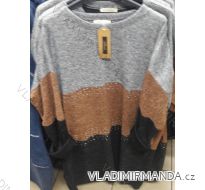Šaty teplé dlouhý rukáv dámské (uni s-l) ITALSKá MODA IM318408