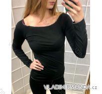 TRIČKO DLOUHÝ RUKÁV DÁMSKÁ (UNI S-L) ITALSKÁ MÓDA IM318397