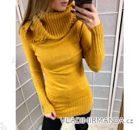 Svetr tenký dlouhý rukáv dámský rolák (uni s-l) ITALSKA MODA IM518M700