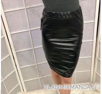 Sukně koženková dámská (uni s-l) ITALSKá MóDA IM919021