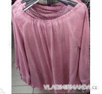 Tričko tunika dlouhý krátký rukáv dámská (uni xl-3xl) ITALSKá MóDA IM71771165
