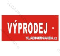 Banner VÝPRODEJ, 5KS/BALENÍ UNI V7323b