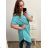 Šaty Tunika oversize krátký rukáv s páskem dámské nadrozměrné (2XL3XL/4XL ONE SIZE) ITALSKÁ MÓDA IMD20112