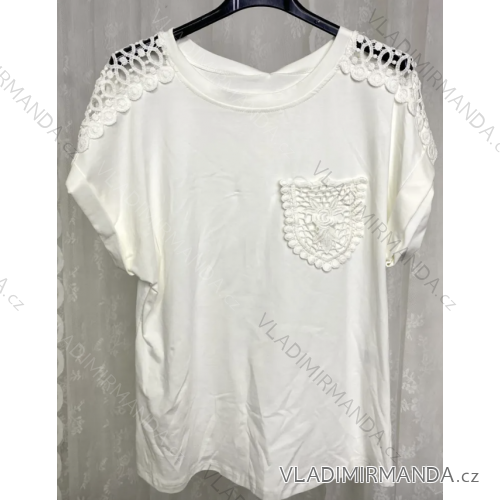 Tričko krátký rukáv dámské (S/M ONE SIZE) ITALSKÁ MÓDA IMPLP2333170065