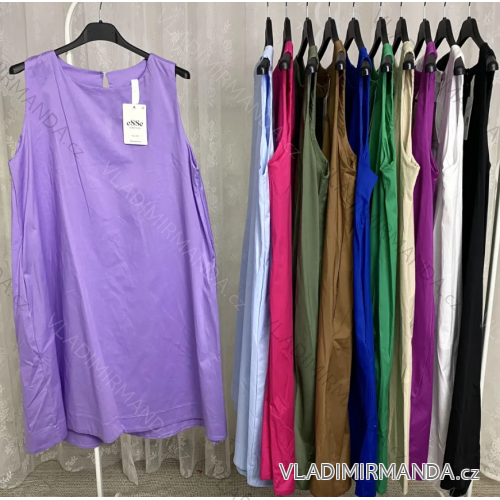 Women's Sleeveless Summer Dress (S/M ONE SIZE) ITALIAN FASHION IMPLP2360510080