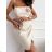Šaty letné elegantné na ramienka dámske (S/M ONE SIZE) TALIANSKA MÓDA IMWMY231303