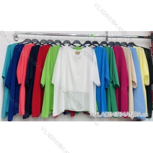 Tunika šifónová krátky rukáv dámska nadrozmer (XL/2XL ONE SIZE) TALIANSKA MÓDA IMWD231338