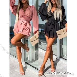 Women's Long Sleeve Chiffon Dress (S/M ONE SIZE) ITALIAN FASHION IMWE231379