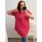 Tunic with pendant short sleeve women's plus size (3XL/4XL ONE SIZE) ITALIAN FASHION IMC23020