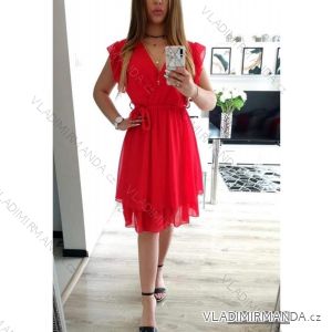 Women's Summer Chiffon Short Sleeve Dress (S/M ONE SIZE) ITALIAN FASHION IMWGM231409