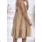 Women's Long Chiffon Short Sleeve Dress (S/M ONE SIZE) ITALIAN FASHION IMWGS231048
