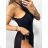 Women's Sleeveless Bodysuit (S/M ONE SIZE) ITALIAN FASHION IMPGM233387/DU