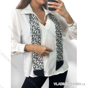 Langärmliges Tunika-/Blusenhemd für Damen (S/M EINHEITSGRÖSSE) ITALIAN FASHION IMPGM2323110/DU