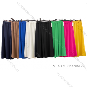 Kalhoty dlouhé dámské nadrozměr (3XL/4XL ONE SIZE) ITALSKÁ MÓDA IMWQ232111