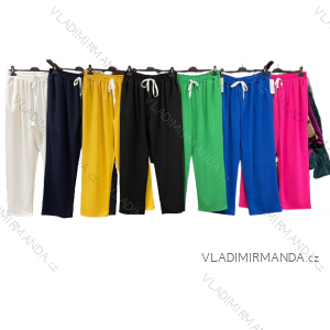 Kalhoty dlouhé dámské nadrozměr (3XL/4XL ONE SIZE) ITALSKÁ MÓDA IMWQ2395956