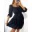 Women's 3/4 Long Sleeve Summer Dress (S/M ONE SIZE) ITALIAN FASHION IMW230931