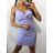 Šaty letní na ramínka dámské (S/M ONE SIZE) ITALSKÁ MÓDA IMWB22110 S/M purple