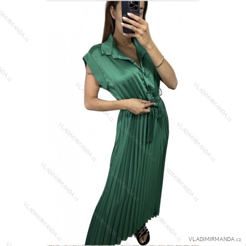 Šaty riflové dlouhé košilové dámské (uni sl) ITALIAN Fashion IM3181746 S/M béžová