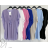 Women's Long Chiffon Short Sleeve Dress (S/M ONE SIZE) ITALIAN FASHION IMWGS231048