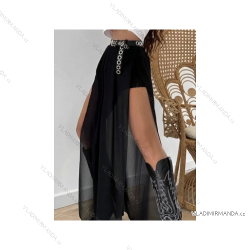 Sukně dlouhá dámská (S/M ONE SIZE) ITALSKÁ MÓDA IMPMD232985c