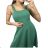Šaty letní na ramínka dámské (S/M ONE SIZE) ITALSKá MóDA IM4235416 S/M Green