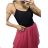Body na ramínka dámské (S/M ONE SIZE) ITALSKÁ MÓDA IMPLP2334970050/DU S/M Černá