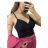 Top/croptop na ramínka dámský (S/M ONE SIZE) ITALSKÁ MÓDA IMPLP2326687065/DU S/M Černá