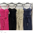 Langes Chiffon-Kurzarmkleid für Damen (S/M ONE SIZE) ITALIAN FASHION IMWGS231048