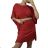 Women's Short Sleeve Summer Bow Tie Dress (S/M/L ONE SIZE) ITALIAN FASHION IM423MOTYL