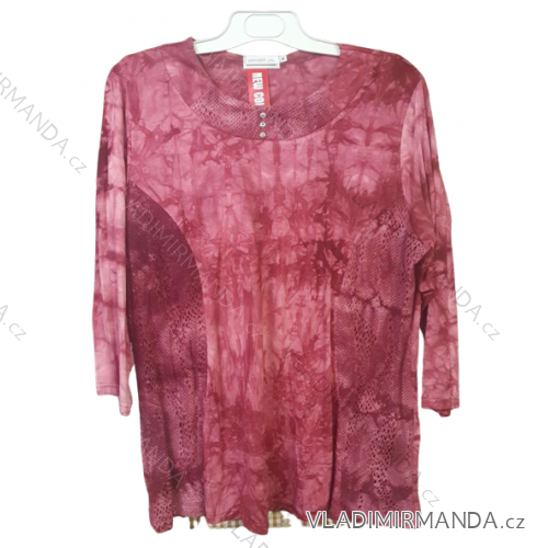 Halenka krátký rukáv dámská nadrozměrná (XL-5XL) L.G.M. POLSKO LGM23001