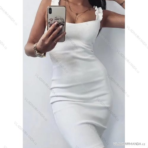 Women's Long Chiffon Short Sleeve Dress (S/M ONE SIZE) ITALIAN FASHION IMWGS231048