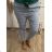 Long Sleeve Dress with Pendant Women's Oversized (3XL / 4XL ONE SIZE) ITALIAN FASHION IMWQ2115022 XL/2XL grey