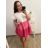 Women's Long Chiffon Short Sleeve Dress (S/M ONE SIZE) ITALIAN FASHION IMWGS231048