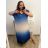 Women's Plus Size Long Short Sleeve Dress (3XL/4XL/5XL ONE SIZE) ITALIAN FASHION IM423IRINA