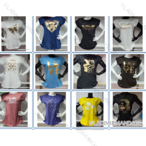 Katalog Tričko krátký rukáv dámské (M-XL) TURECKÁ MÓDA TMWG23duben