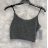 Top croptop na ramínka dámský (S/M ONE SIZE) ITALSKÁ MÓDA IMPMD238006k