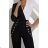 Langes Chiffon-Kurzarmkleid für Damen (S/M ONE SIZE) ITALIAN FASHION IMWGS231048
