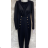 Langes Chiffon-Kurzarmkleid für Damen (S/M ONE SIZE) ITALIAN FASHION IMWGS231048